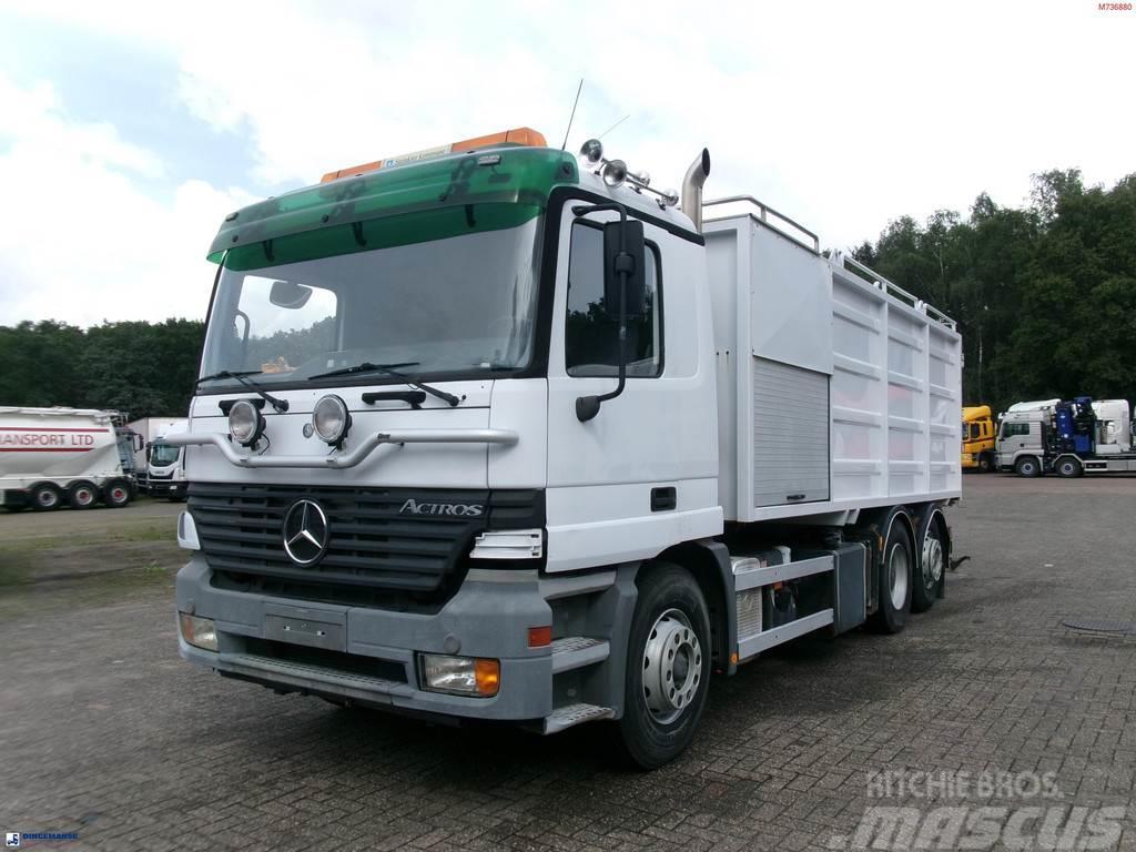 Mercedes-Benz Actros 2535 6x2 vacuum tank Saugbagger Kombinované/Čerpací cisterny