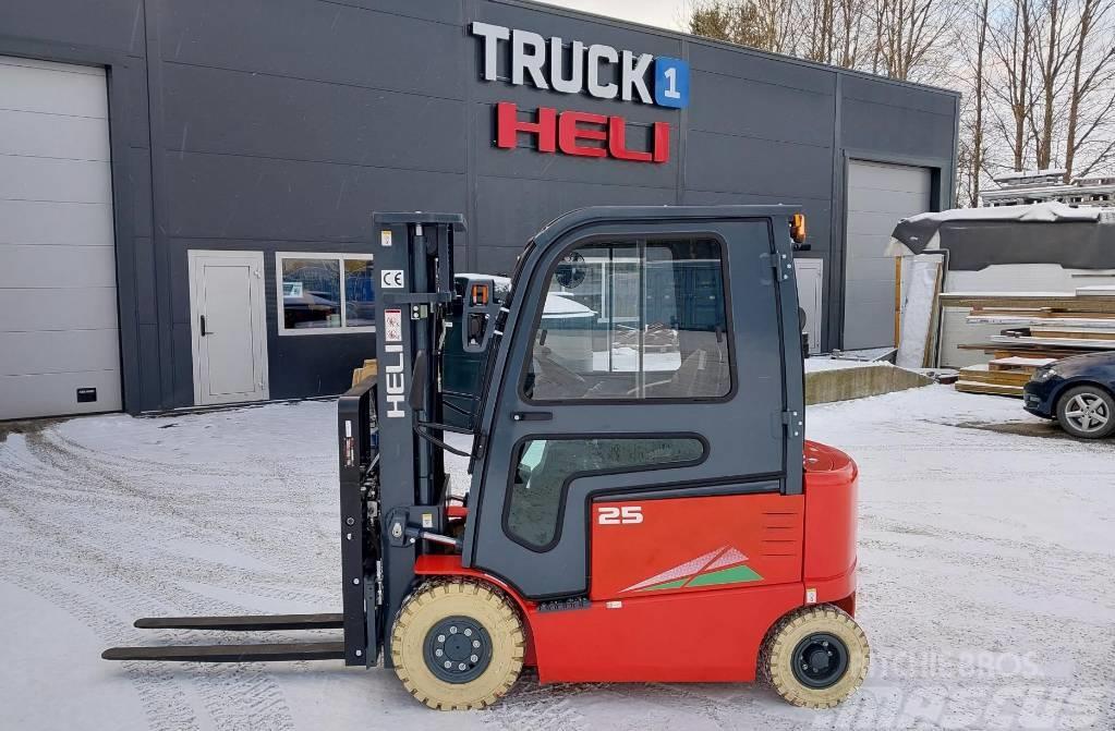 Heli 2,5 tonns el. truck - 4,7 m løftehøyde (PÅ LAGER) Akumulátorové vozíky