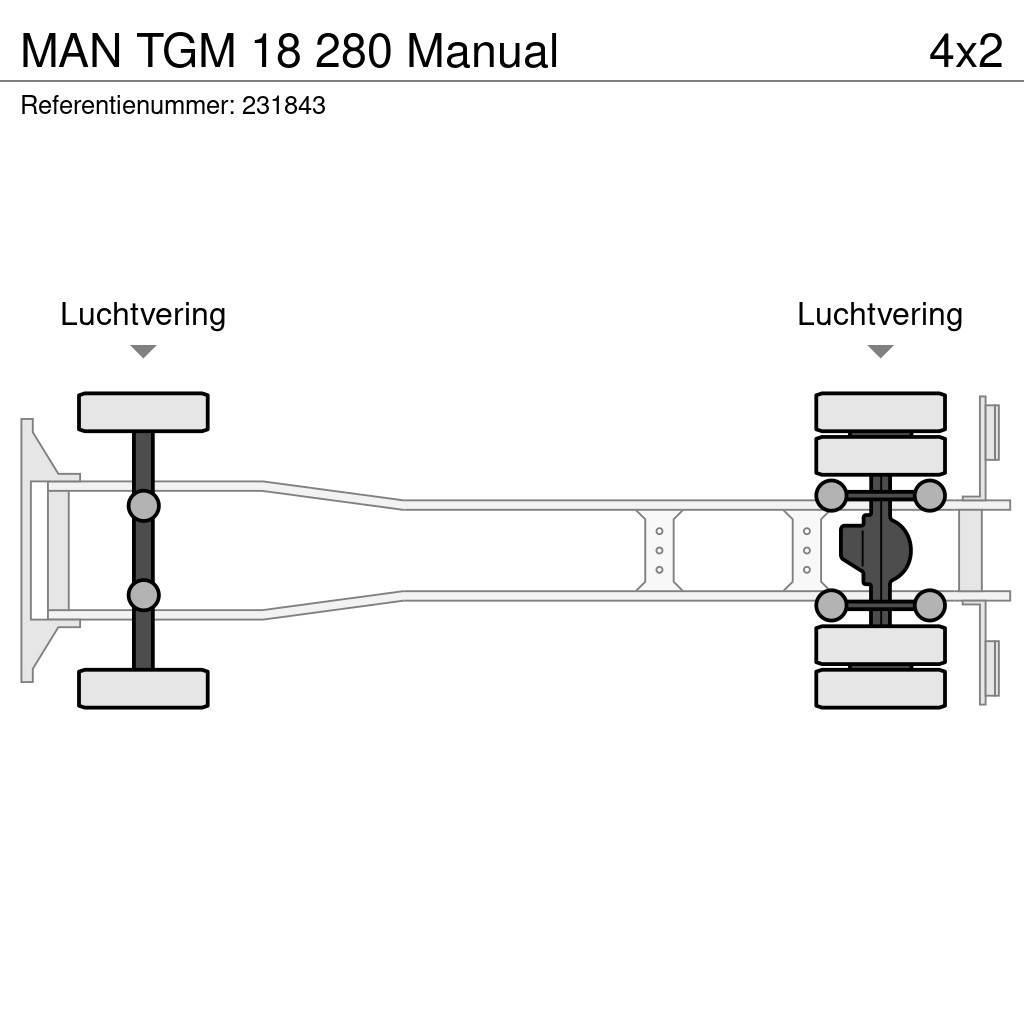 MAN TGM 18 280 Manual Lanový nosič kontejnerů