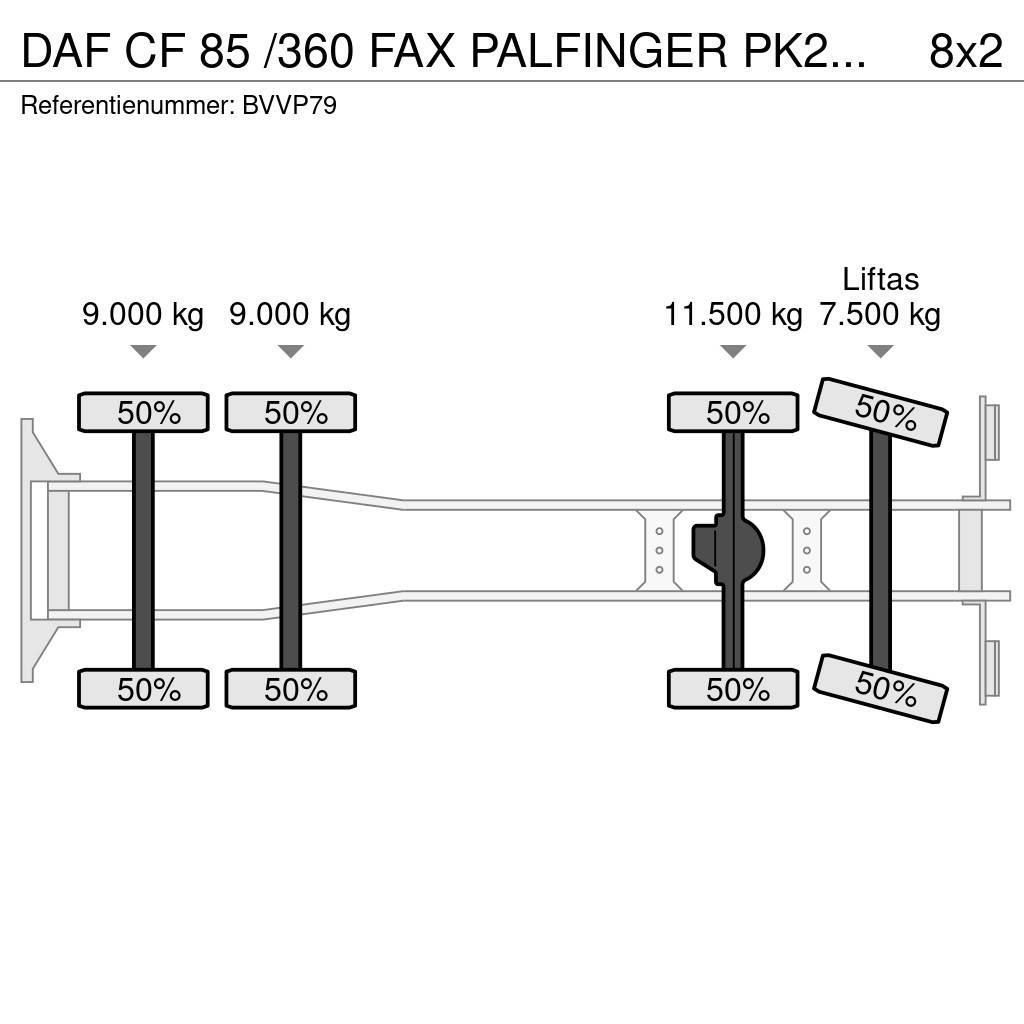 DAF CF 85 /360 FAX PALFINGER PK27002!!HOOGWERKER/SKYWO Univerzální terénní jeřáby