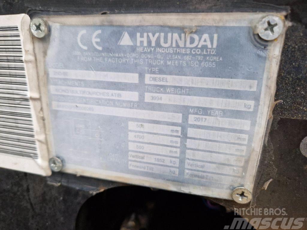 Hyundai 25D-9E Dieselové vozíky
