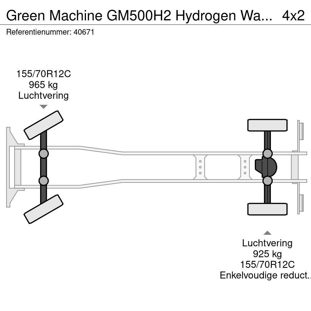 Green Machines GM500H2 Hydrogen Waterstof Sweeper Zametací vozy