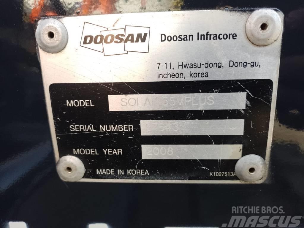 Doosan SOLAR 55VPLUS Mini rýpadla < 7t