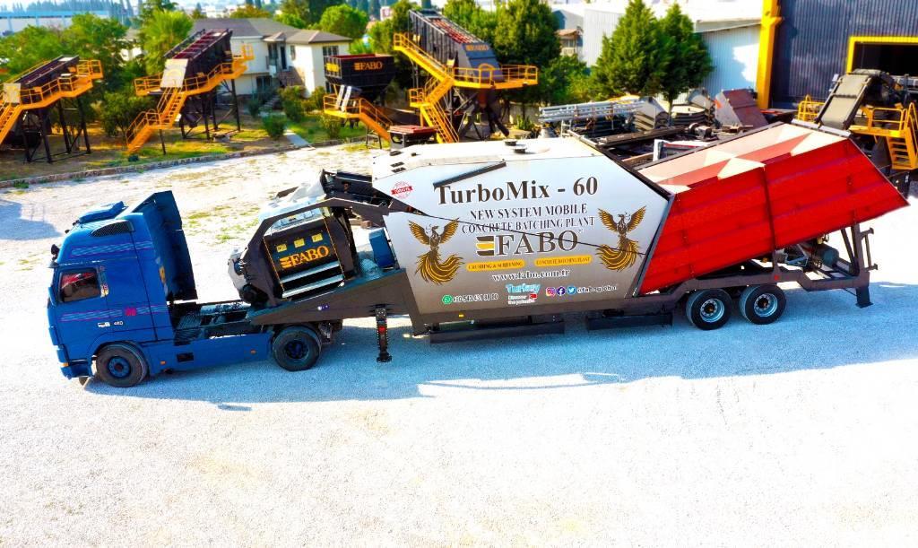  TURBOMIX-60 MOBILE CONCRETE MIXING PLANT Dávkovače betonu