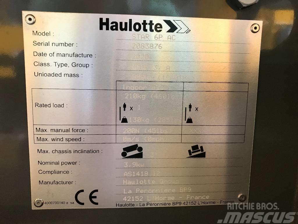 HAULOTTE STAR 6 PICKING AC Vertikální sloupové výtahy
