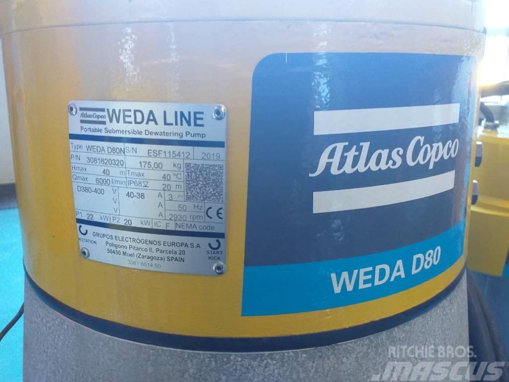 Atlas Copco WEDA D80N Vodní čerpadla