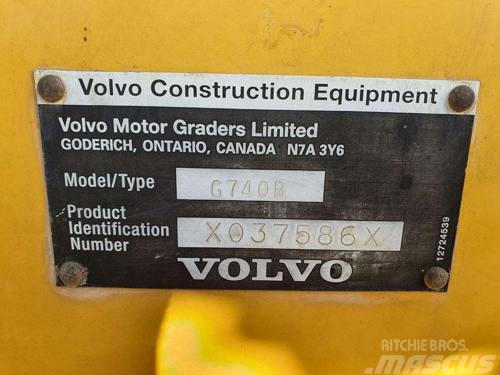 Volvo G 740 B PARTS Grejdry