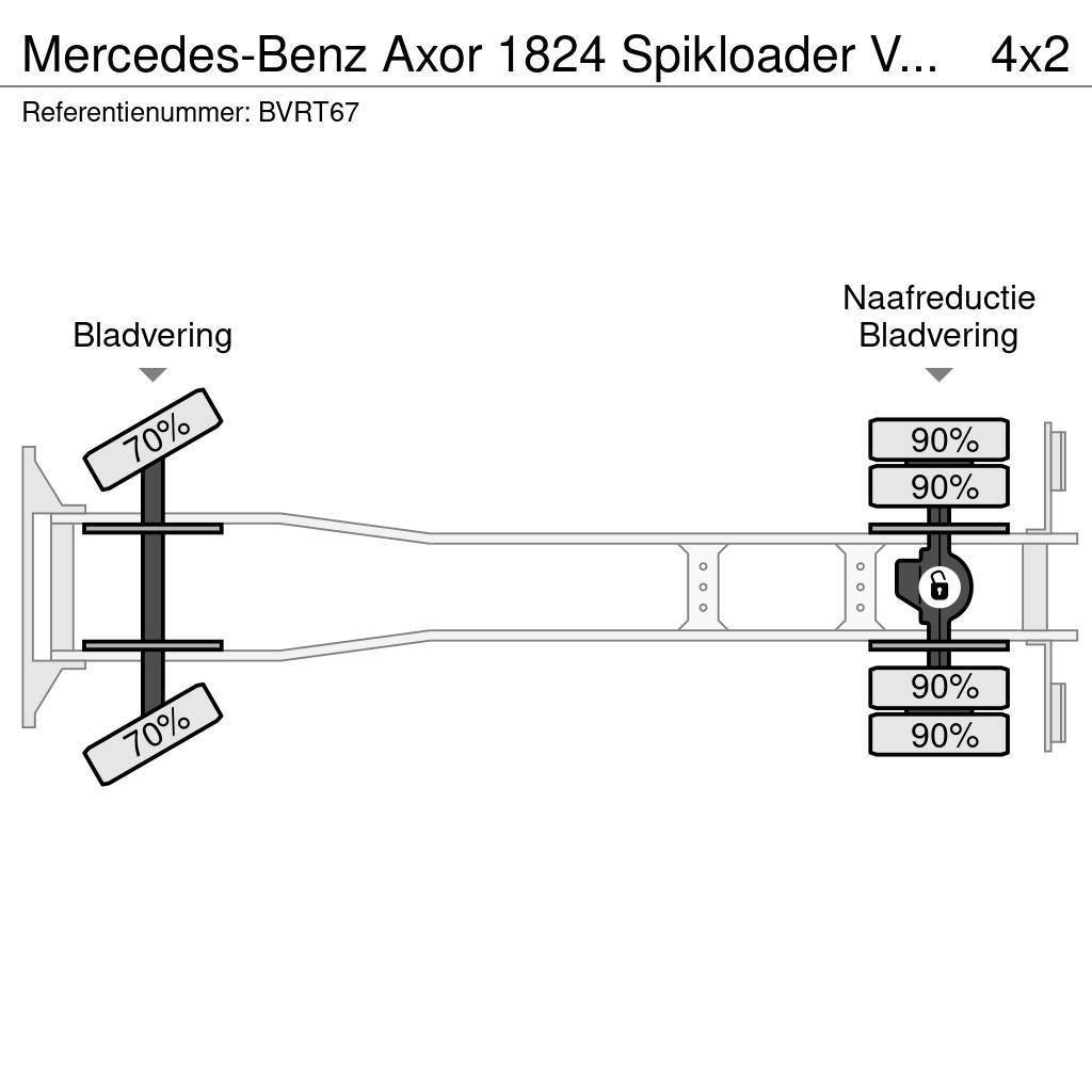 Mercedes-Benz Axor 1824 Spikloader VDL Euro5 Valid inspection 1- Ramenové nosiče kontejnerů