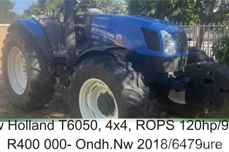 New Holland T6050 - ROPS - 120hp / 93kw Traktory