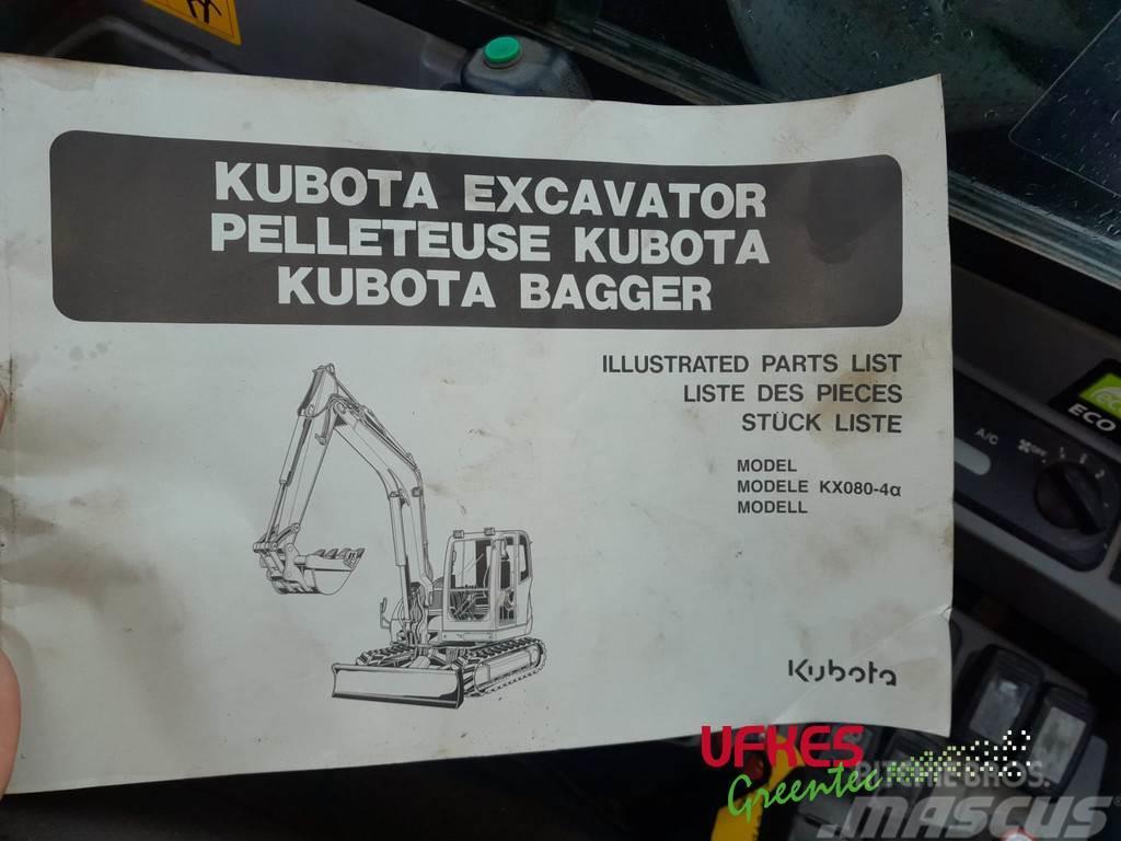 Kubota KX080-4 Alpha Midi rýpadla 7t - 12t
