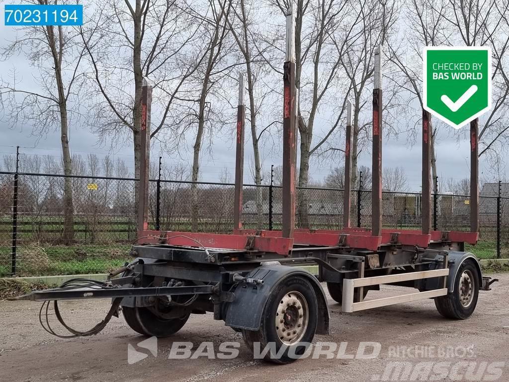  Pavic HTA 18 2 axles Holztransport Wood SAF Přívěsy na kmeny