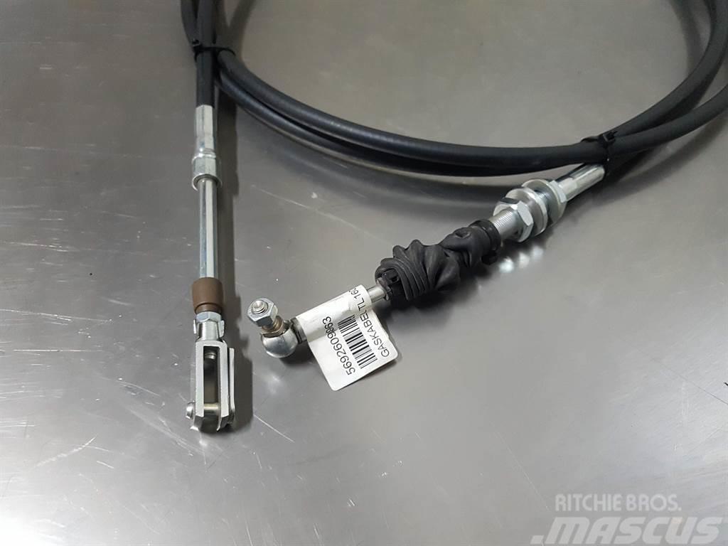 Terex TL160-5692609963-Throttle cable/Gaszug/Gaskabel Podvozky a zavěšení kol