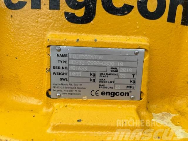Engcon EC233-QS80-QS80-10, good condition Rotátory