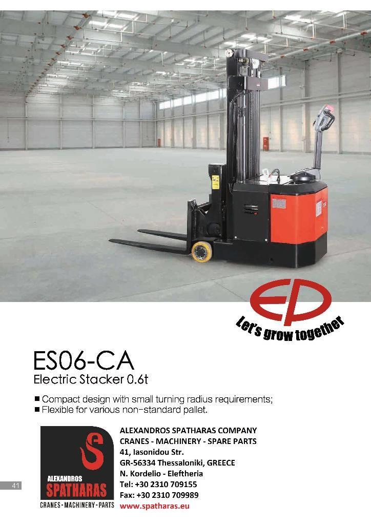EP ES06-CA Ručně vedené vysokozdvižné vozíky