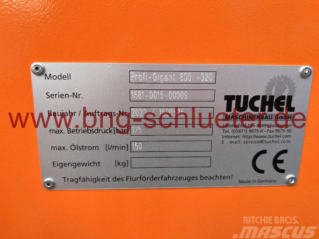 Tuchel Profi Gigant 800 Kehrmaschine -werkneu- Další komunální stroje