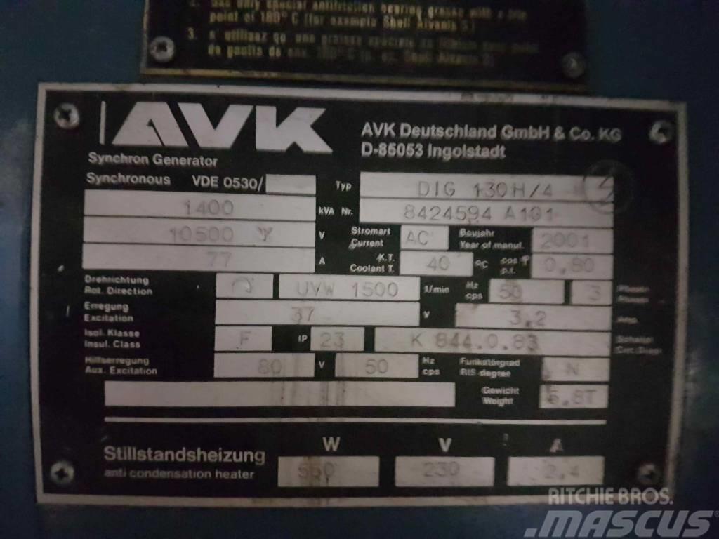 AVK DIG130 H/4 Naftové generátory