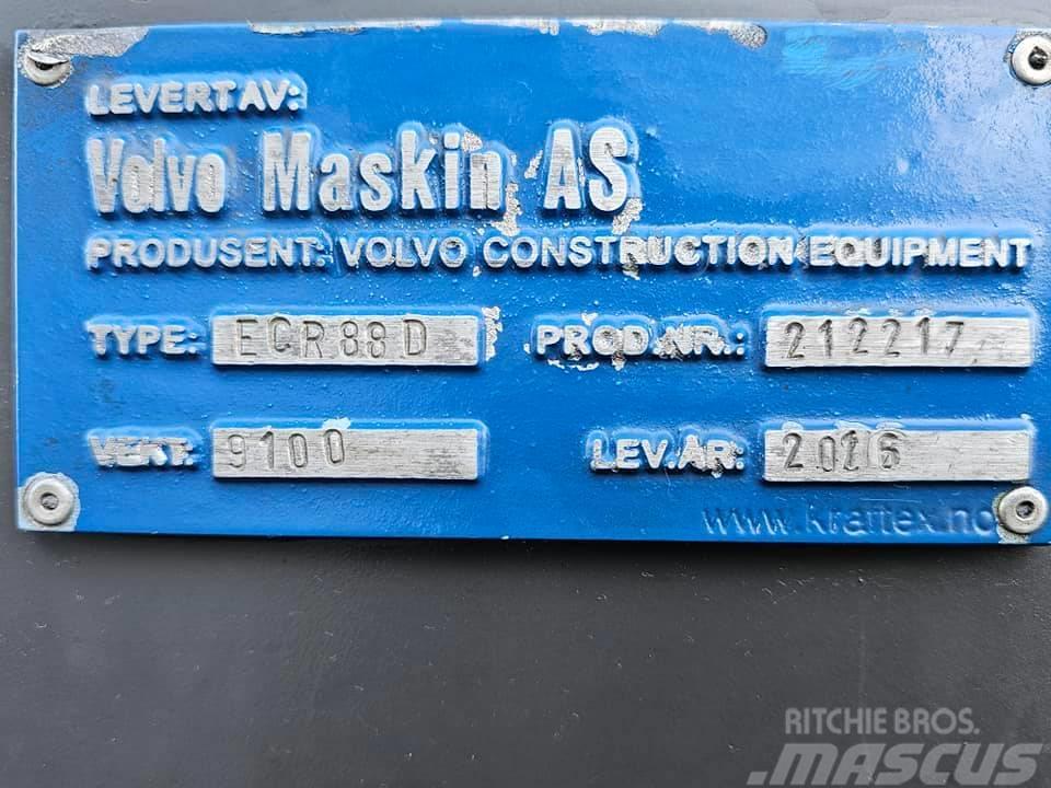 Volvo ECR 88 D Mini rýpadla < 7t