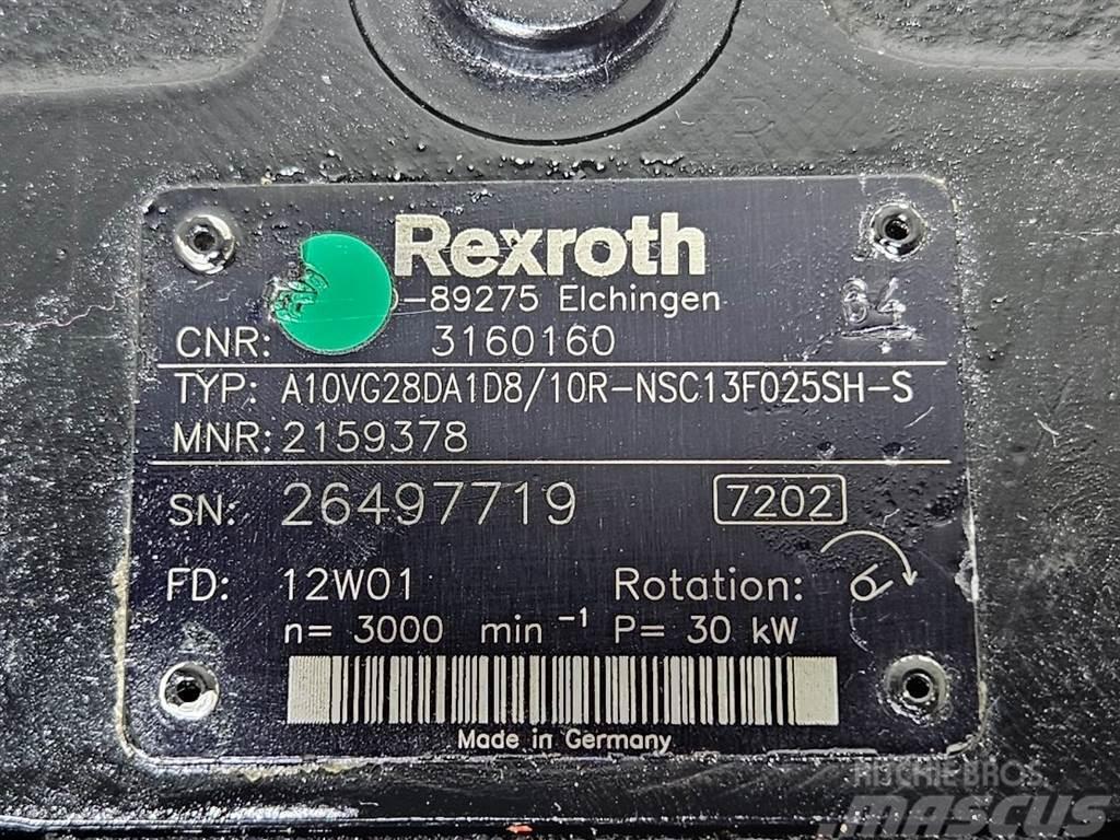 Rexroth A10VG28DA1D8/10R-Drive pump/Fahrpumpe/Rijpomp Hydraulika