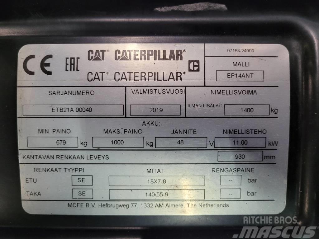 CAT EP14 ANT Akumulátorové vozíky