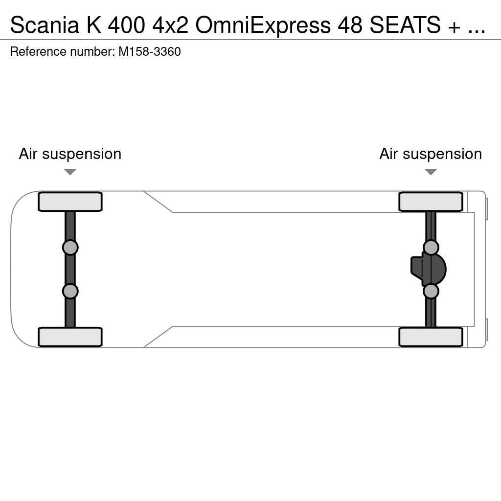 Scania K 400 4x2 OmniExpress 48 SEATS + 9 STANDING / EURO Meziměstské autobusy