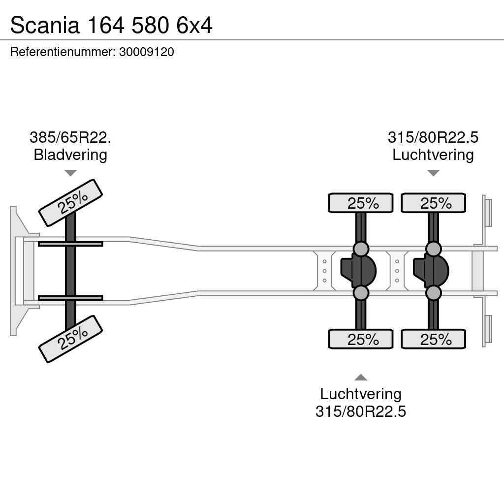 Scania 164 580 6x4 Nákladní vozidlo bez nástavby
