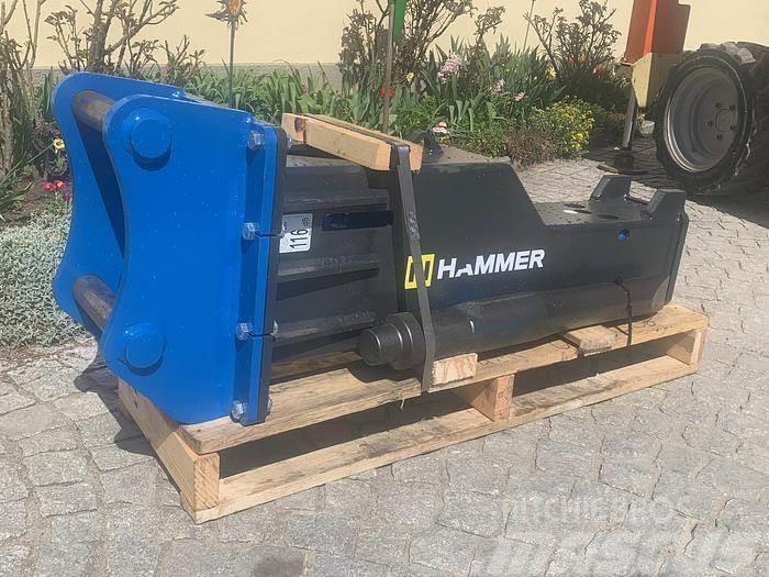 Hammer HM500 mit Martin M10 Hydraulikhammer Bourací kladiva / Sbíječky