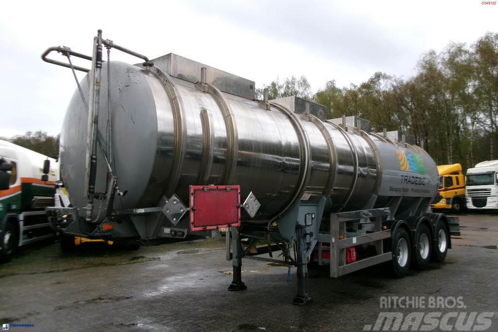  Clayton Chemical tank inox 30 m3 / 1 comp Cisternové návěsy
