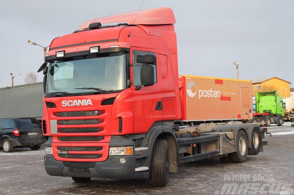 Scania R480 LB6X2HNB Kontejnerový rám/Přepravníky kontejnerů