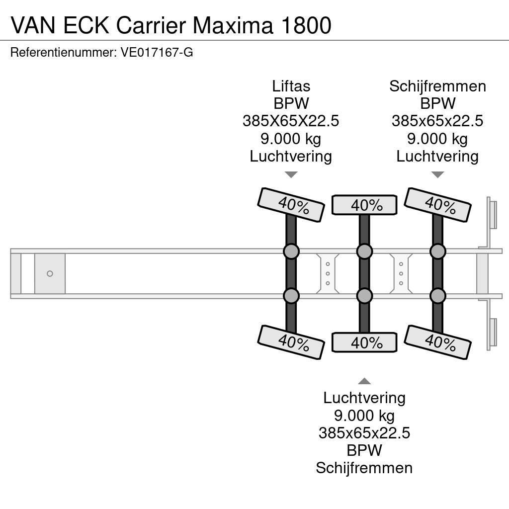 Van Eck Carrier Maxima 1800 Chladírenské návěsy