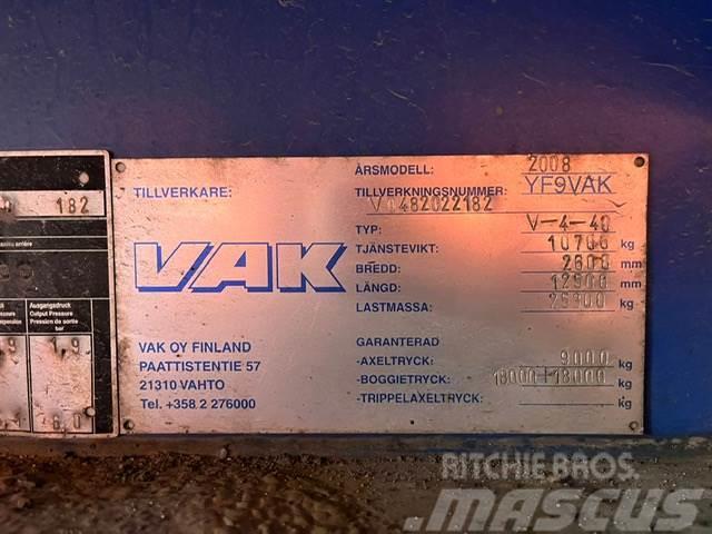 VAK V-4-40 VECTOR 1850 / BOX L=12385 mm Chladírenské přívěsy