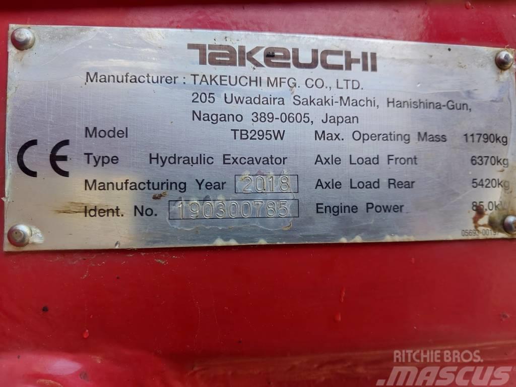 Takeuchi TB295W Kolová rýpadla