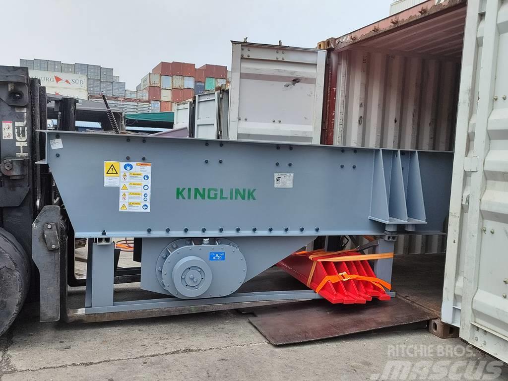 Kinglink ZSW-380x96 Heavy-Duty Vibrating Grizzly Feeder Dávkovače, podavače