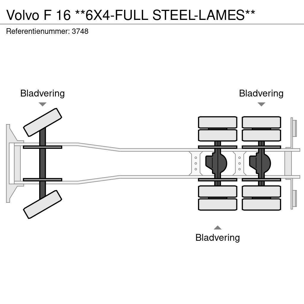 Volvo F 16 **6X4-FULL STEEL-LAMES** Nákladní vozidlo bez nástavby