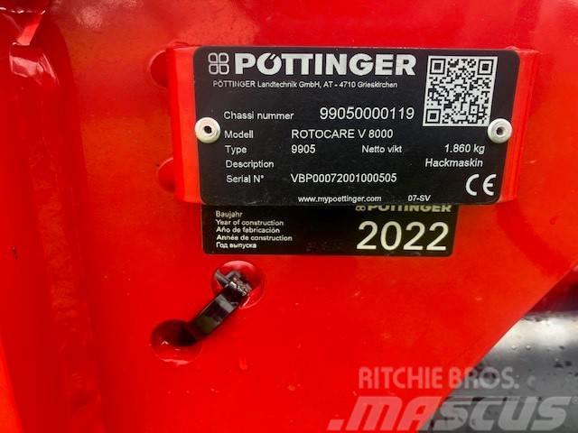 Pöttinger Rotocare V8000 demokörd Řádkové kultivátory