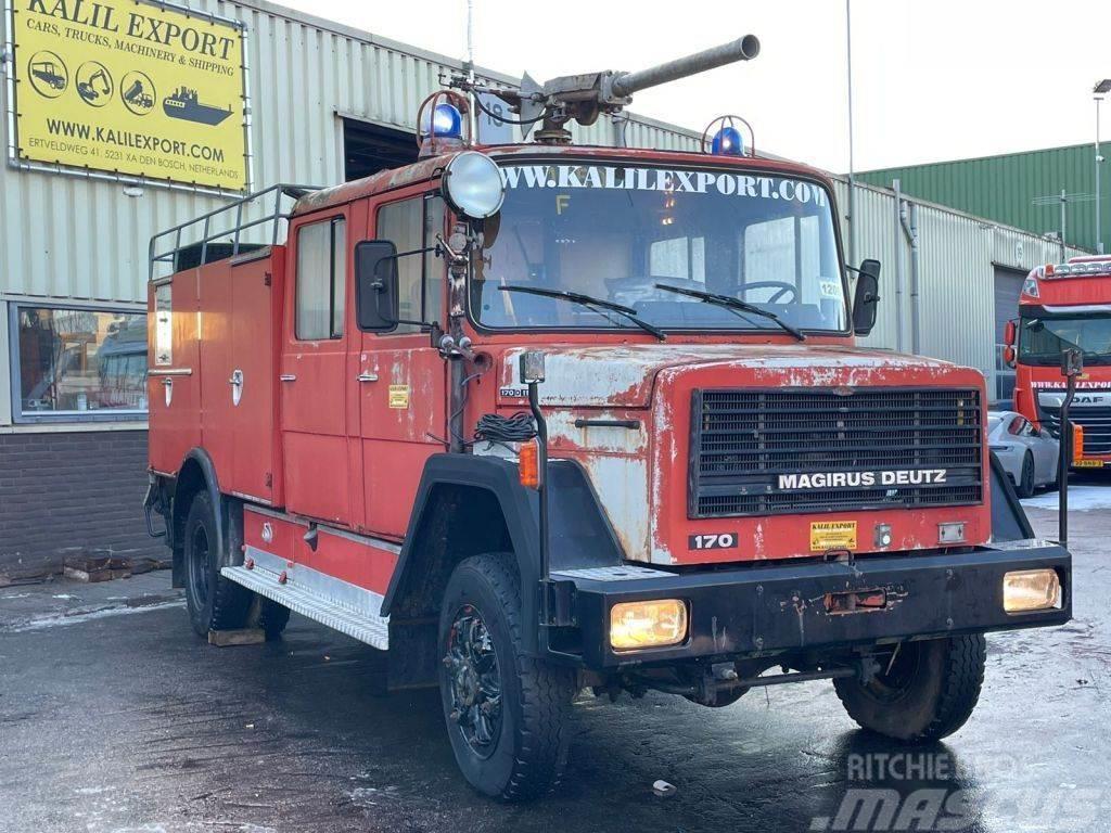 Magirus Deutz 170 Fire Fighting Truck 4x4 Complete truck G Hasičský vůz