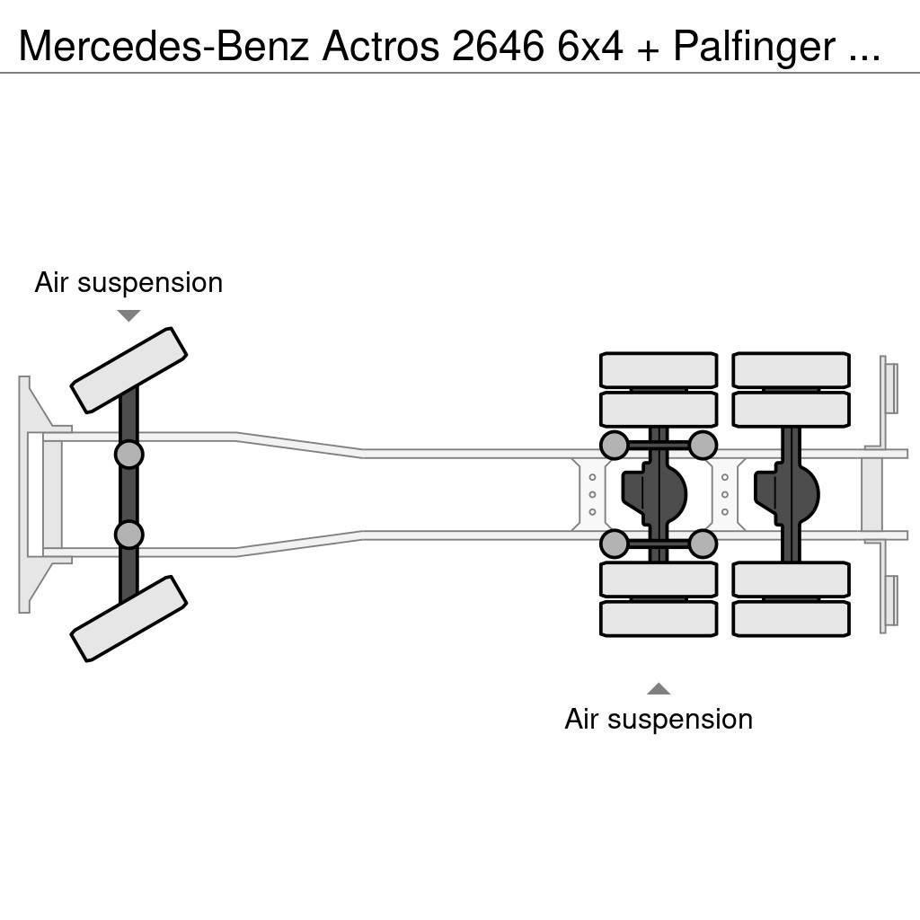 Mercedes-Benz Actros 2646 6x4 + Palfinger PK29002 D (winch) Univerzální terénní jeřáby