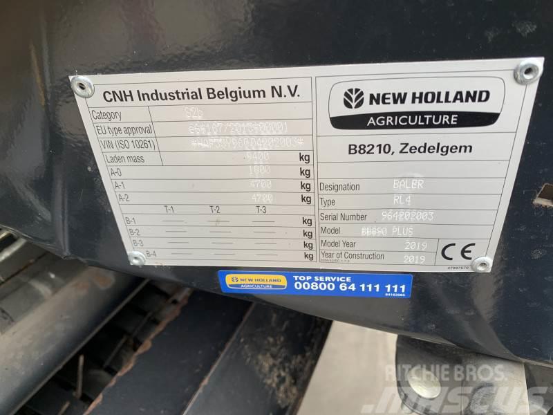 New Holland BIGBALER 890 RC PLUS Lis na hranaté balíky