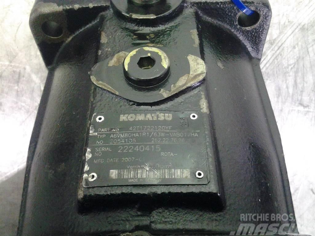 Komatsu 42T1722120YF - A6VM80HA1R1/63W - Drive motor Hydraulika