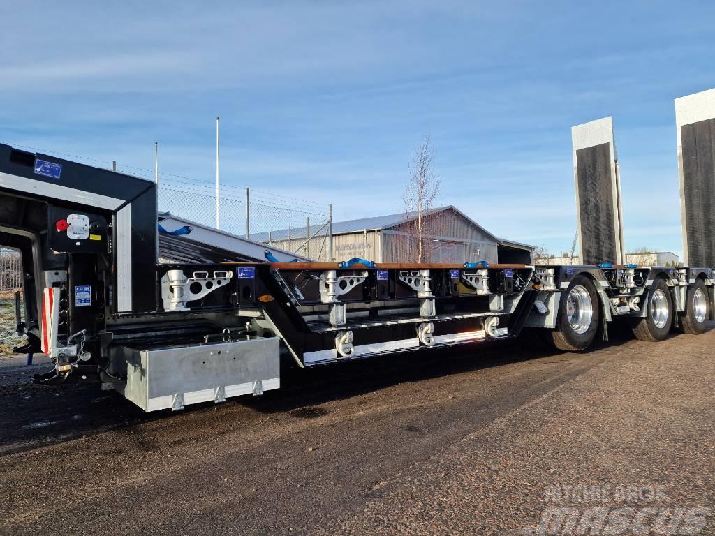 Humbaur HTS30  flatbed semi-trailer Podvalníkové návěsy