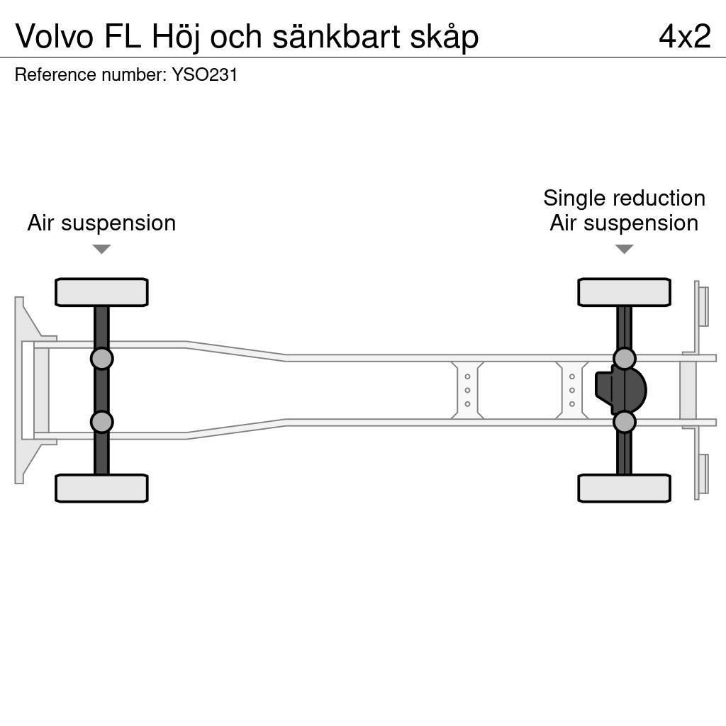 Volvo FL Höj och sänkbart skåp Skříňová nástavba