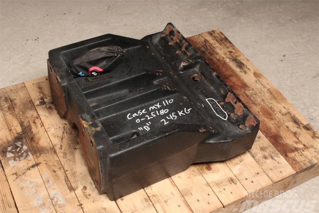 Case IH MX110 Weight Podvozky a zavěšení kol