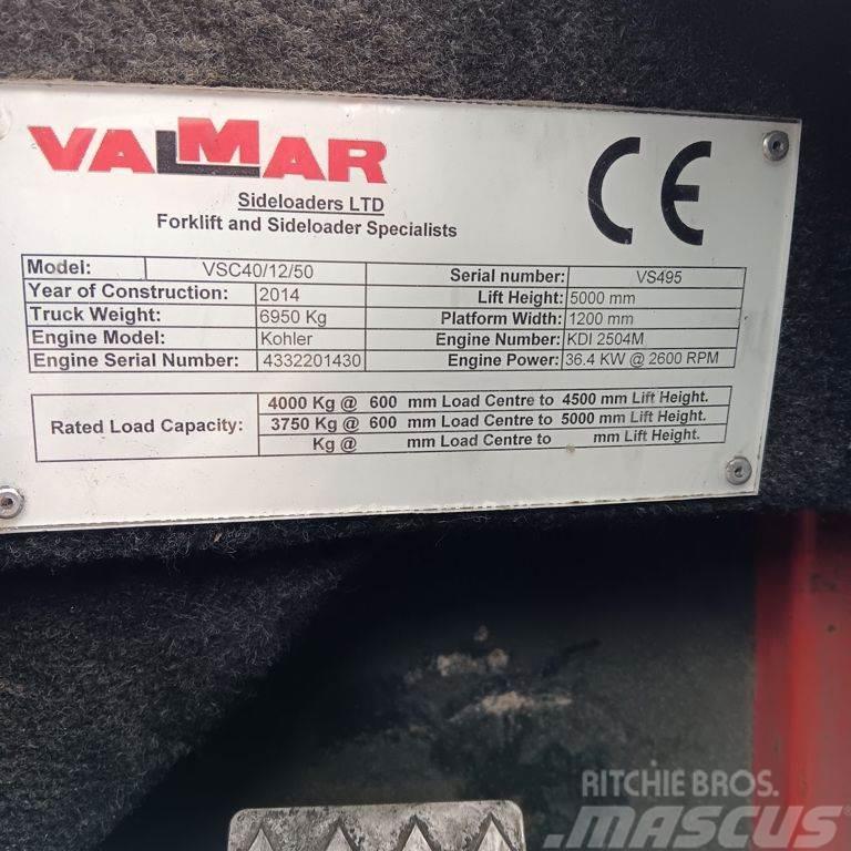 Valmar VSC40/12/50 Vysokozdvižný vozík s bočním ložením