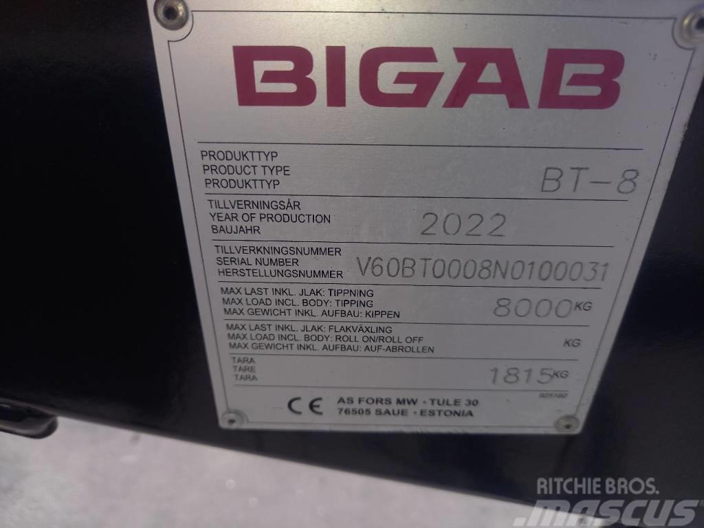 Bigab BT8 Sklápěcí přívěsy