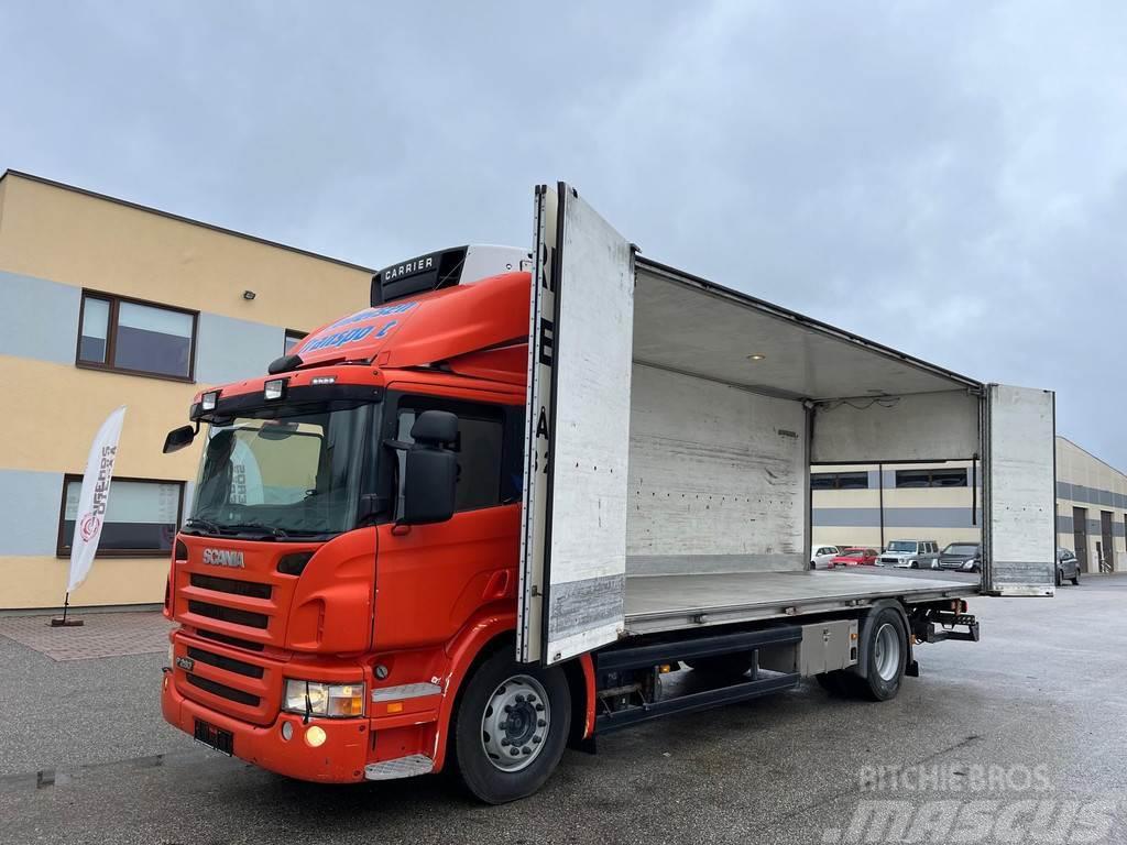 Scania P280 EURO 5 + SIDE OPENING BOX + CARRIER SUPRA 850 Chladírenské nákladní vozy