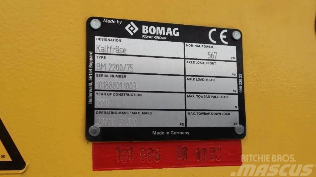 Bomag BM 2200/75 | COLD PLANER | NEW CONDITION! Ostatní