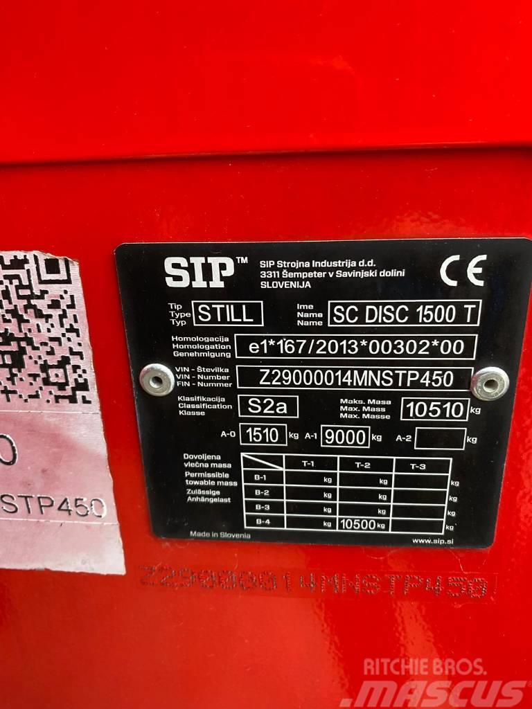 SIP SilverCut Disc 1500 T Kondicionér žacího stroje