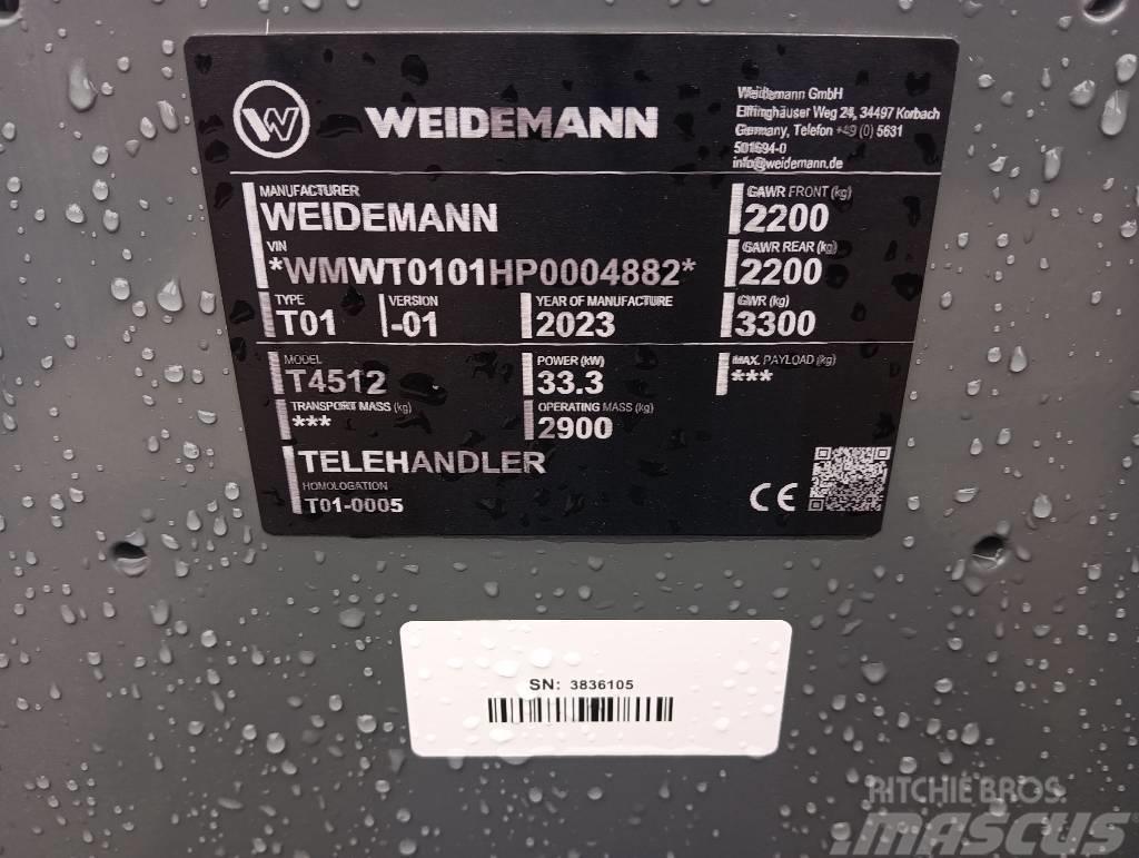 Weidemann T4512 Teleskopické manipulátory