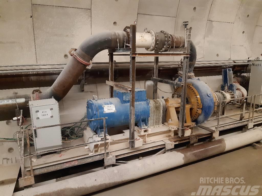  Slurry pump set / Pompe marinage Warman Vodní čerpadla