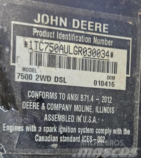 John Deere 7500 A Samojízdné sekačky