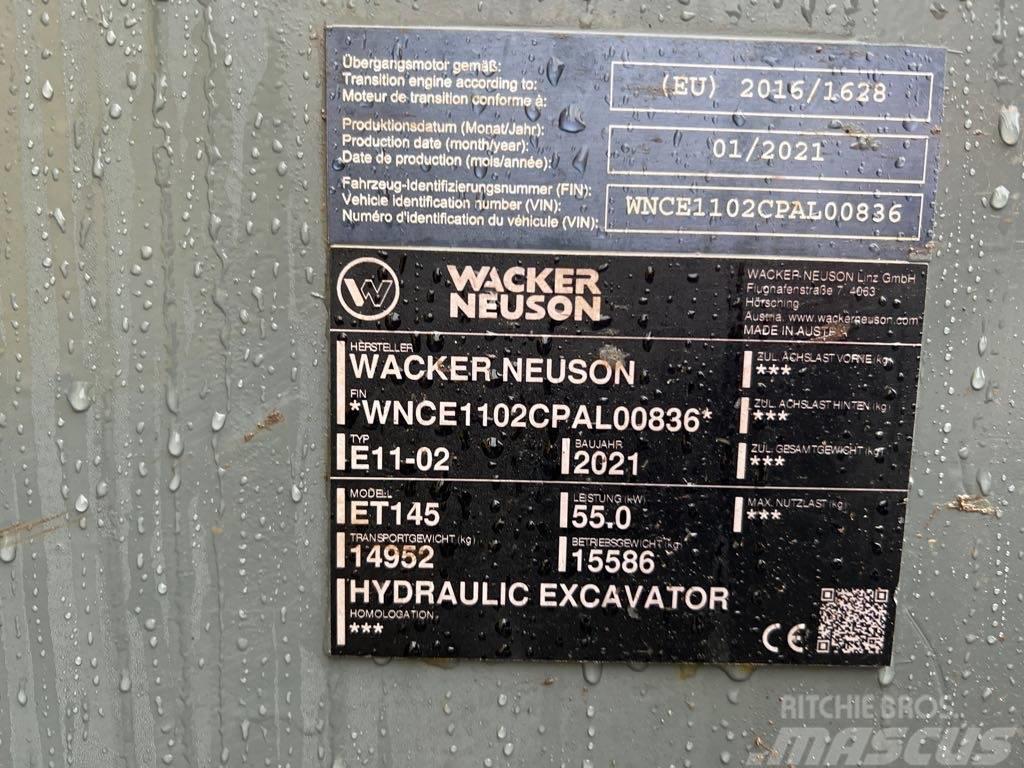 Wacker Neuson ET145 Pásová rýpadla